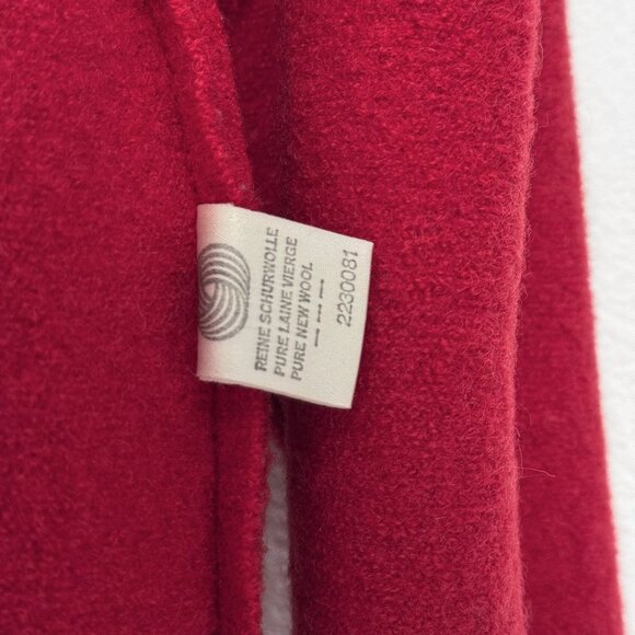 Vintage Geiger Tyrol Red Boiled Wool Puff Sleeve Jacket Made in Austria Size 38 - Picture 11 of 15